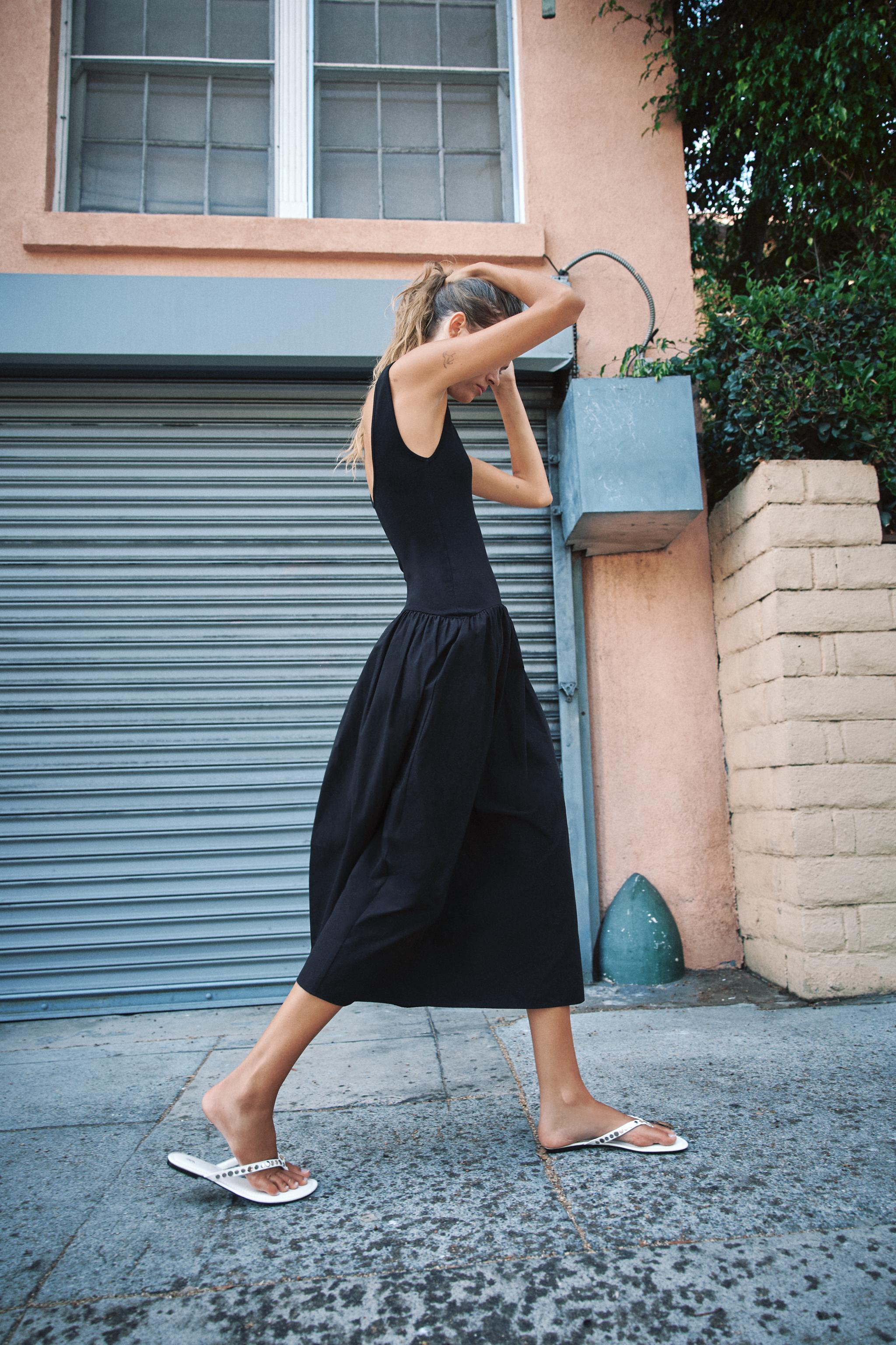 COMBINED STRAP DRESS